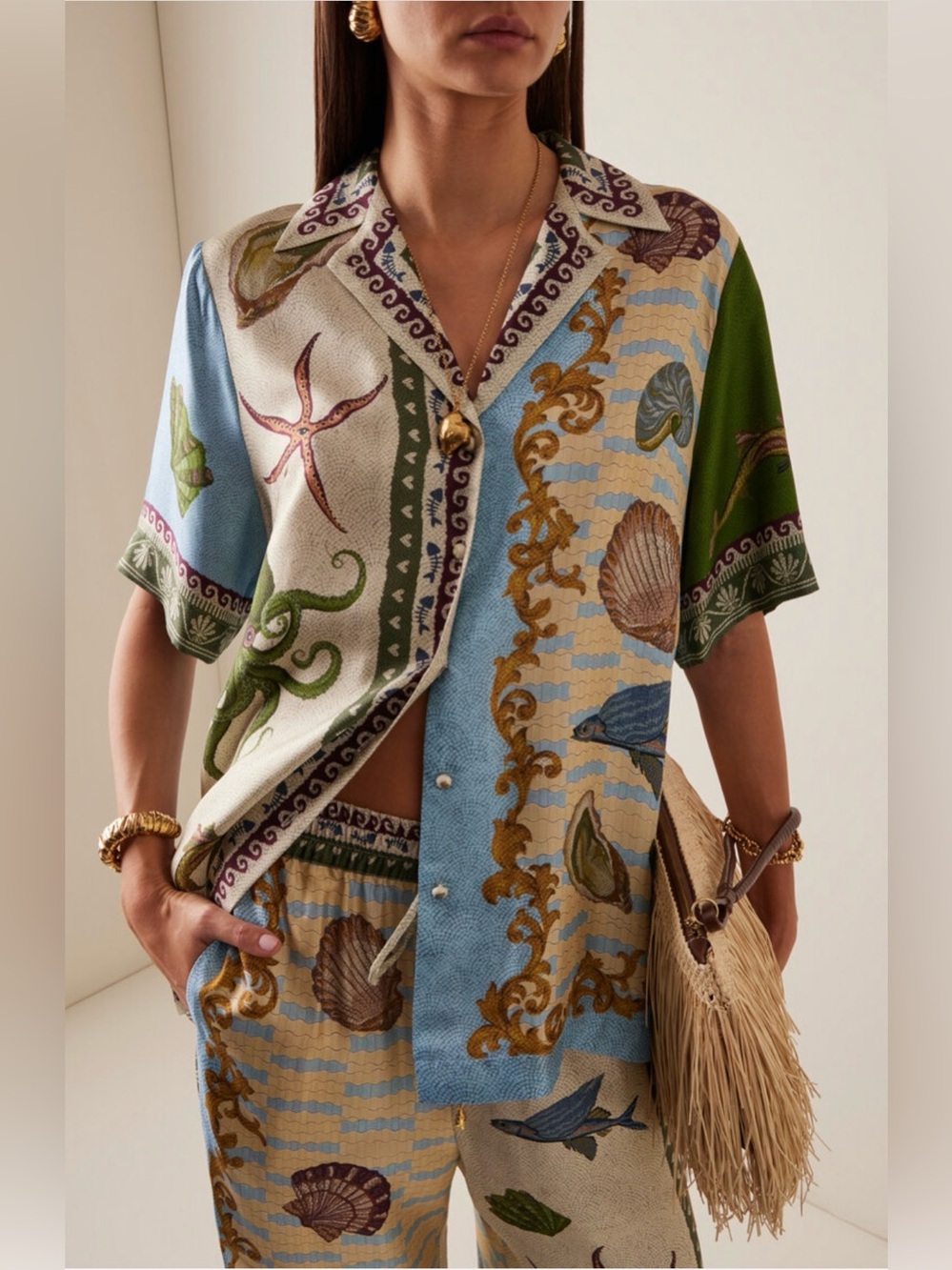 Alémais - Bath House Silk Twill Shirt